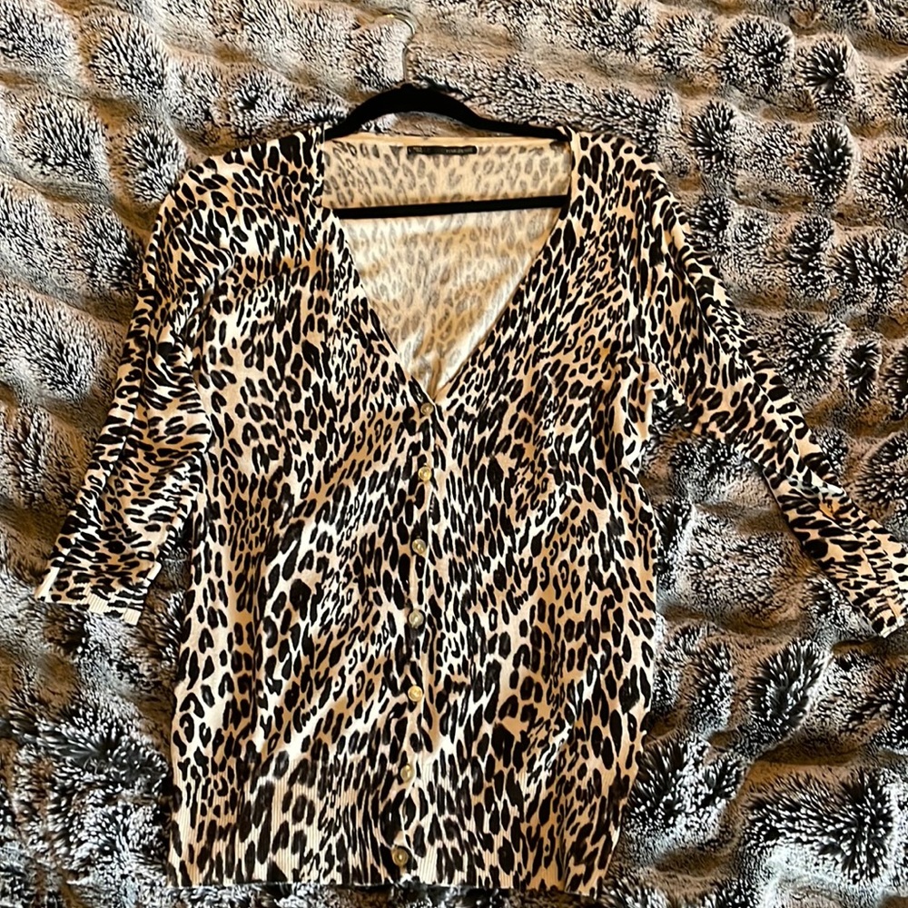 Womens button up sweater